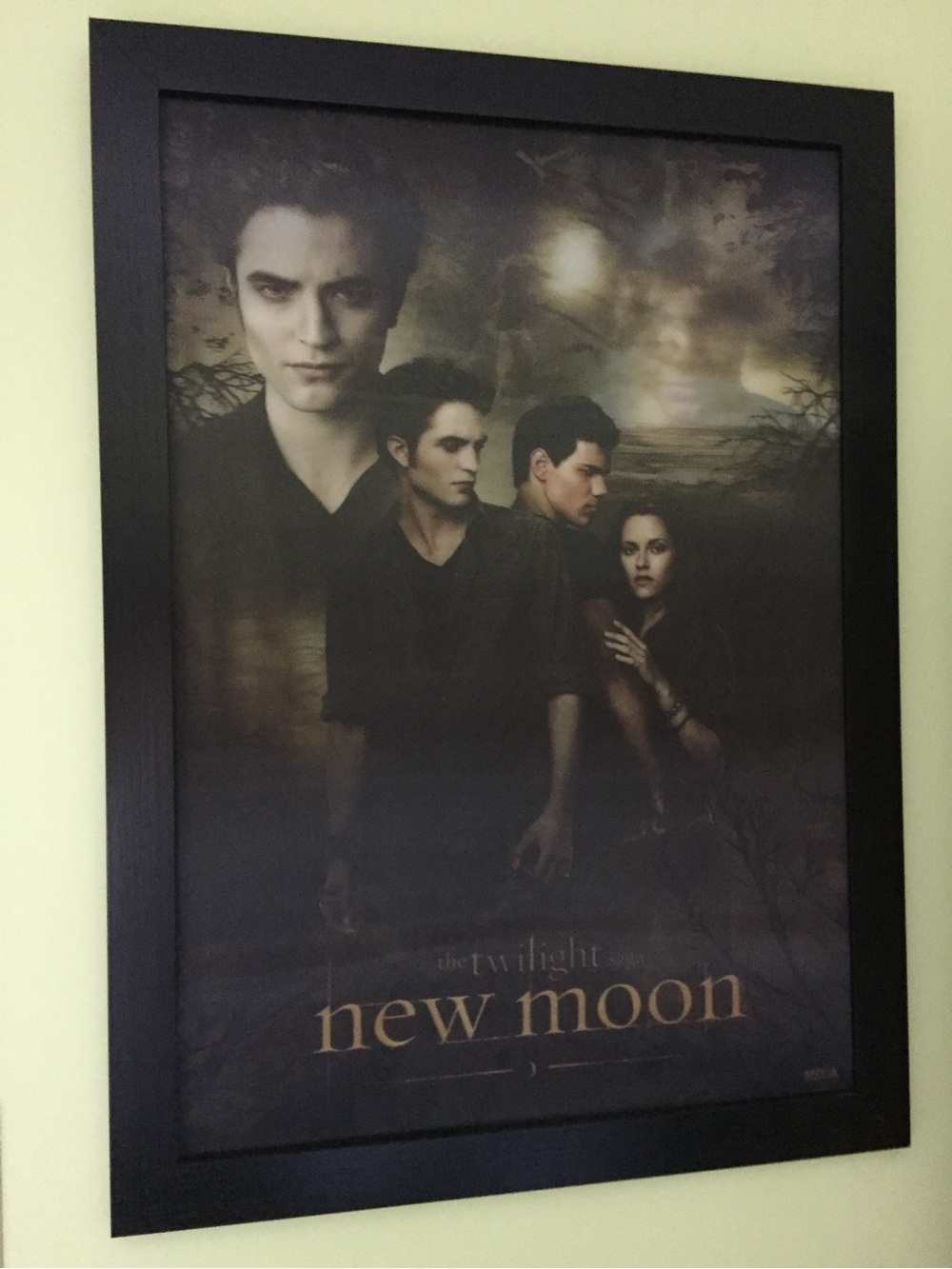 New Moon Framed Wall Art Poster Hologram Twilight Edward Cullen Bella Swan Jacob